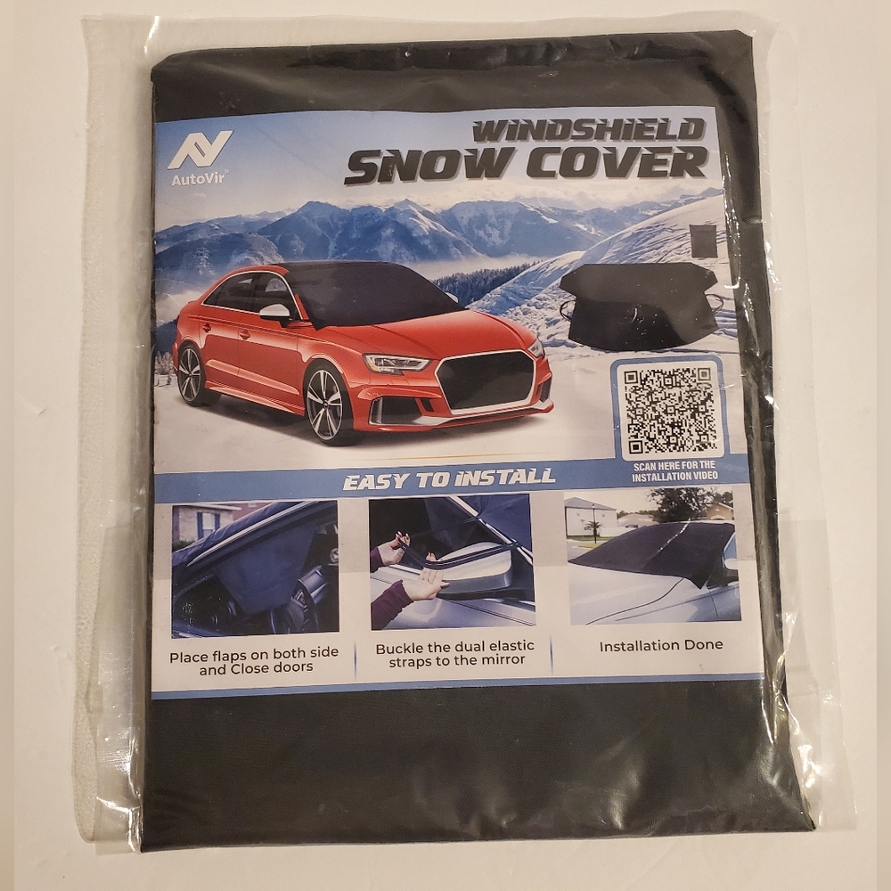 New AutoVir Windshield All Weather Universal-Fit Cover